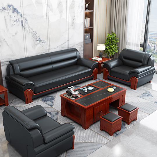 華禮龍  6988 木制臺(tái)、桌類(lèi) 商務(wù)辦公茶幾會(huì)客接待室實(shí)木簡(jiǎn)約現(xiàn)代 6988